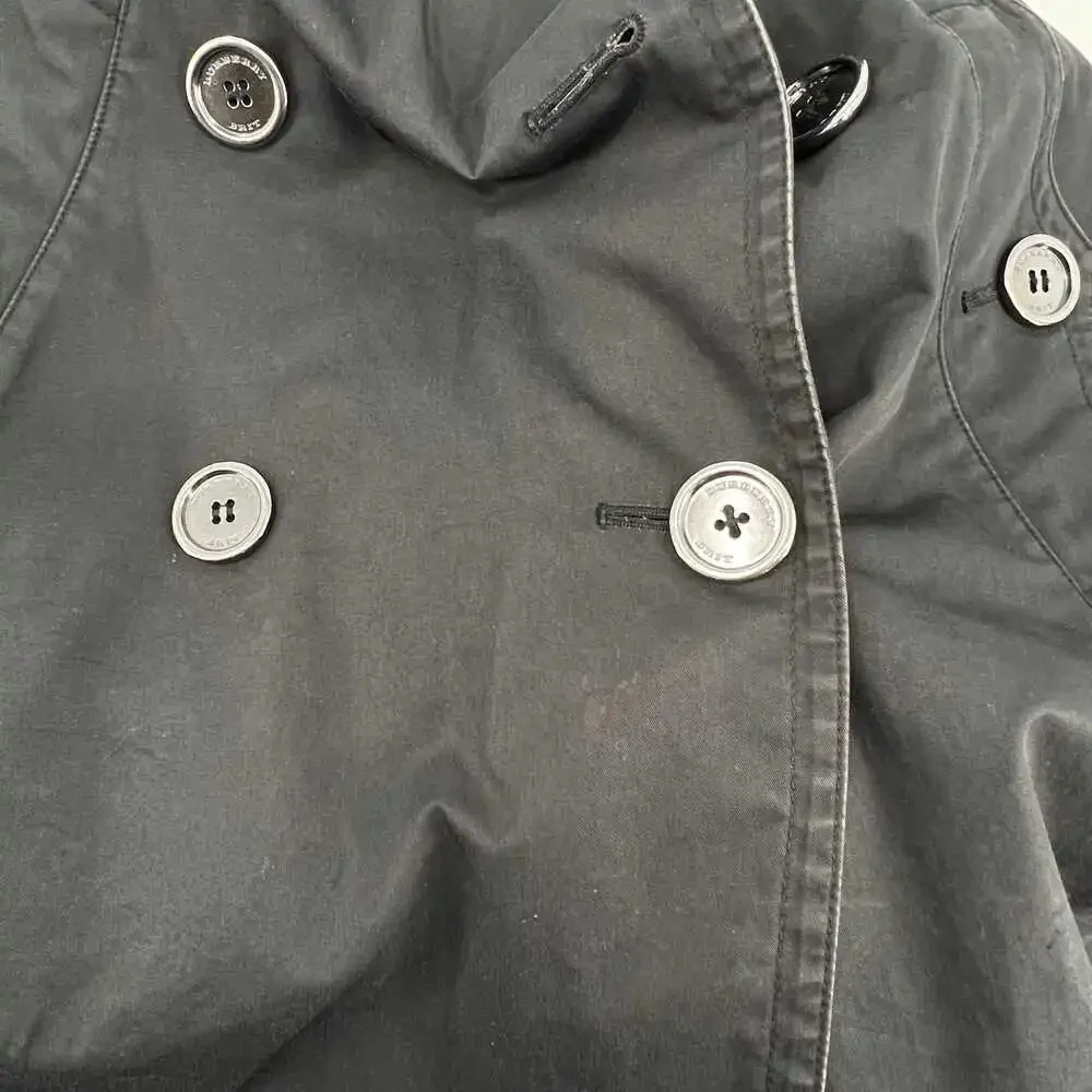 Burberry Brit Black Trench Coat | Women’s Regular 4 - Picture 11 of 11